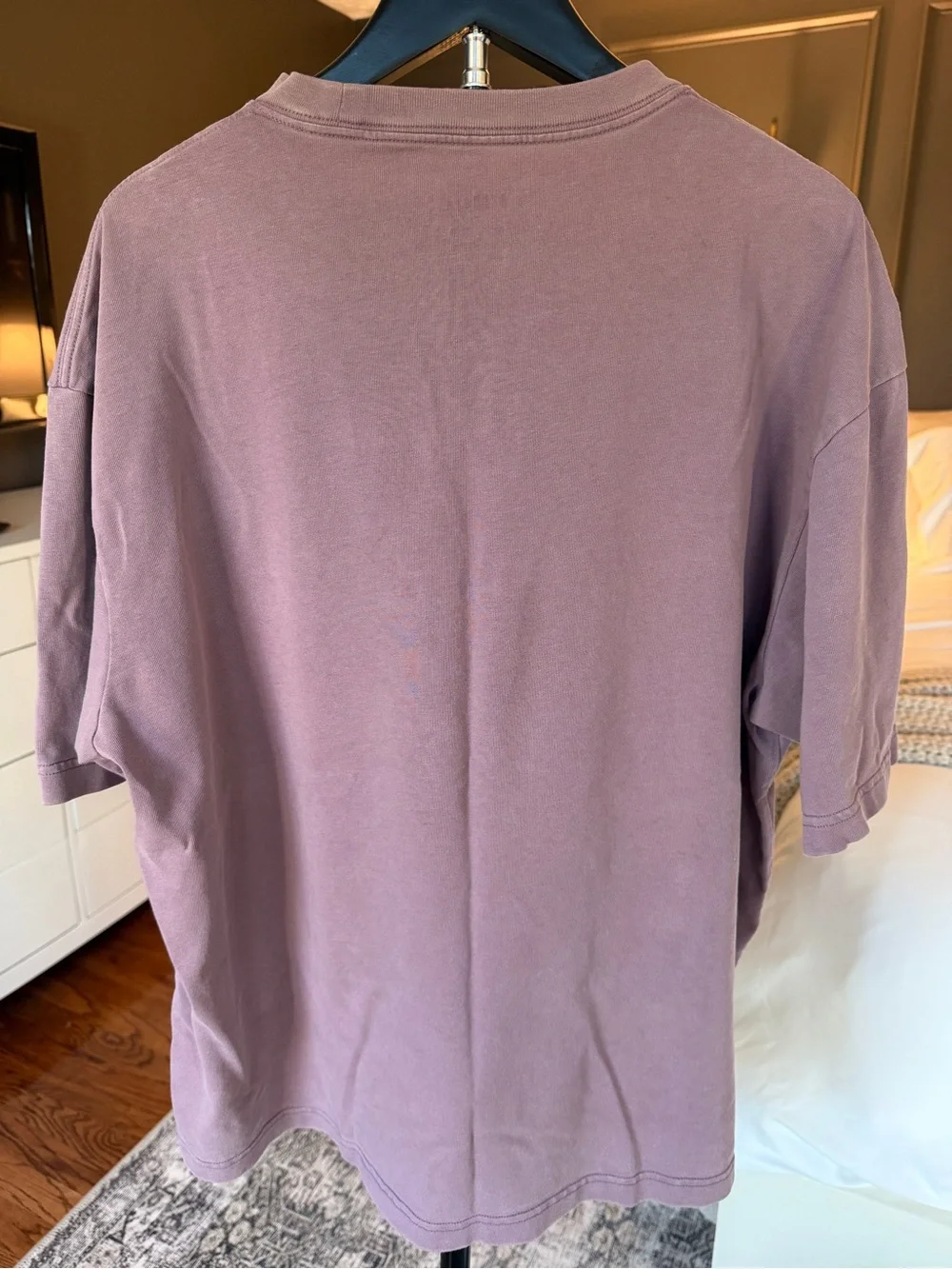 Jordan Flight Oversized Fit T-Shirt Men’s Medium Purple Mauve Jumpman Patch